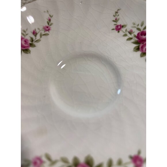 Vintage Ridgway Dainty Rose Fine Bone China Cup & Saucer Set 1 Cup 2 Saucers - Picture 6 of 13